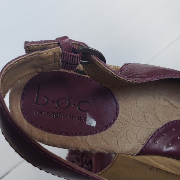 Boc wedge sandals purple sz 9 - Picture 4 of 10